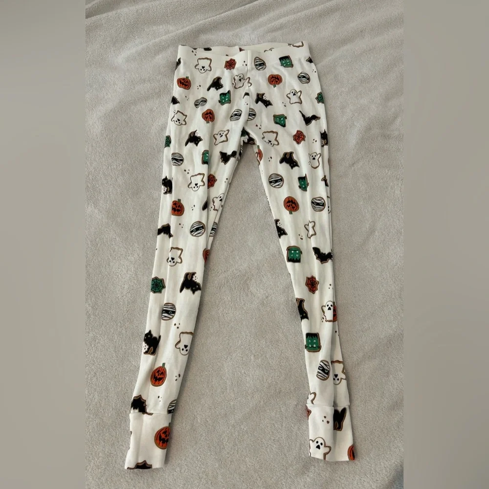 GAP Kids Halloween Pajamas Organic Cotton Ghost Bat Set Size 10